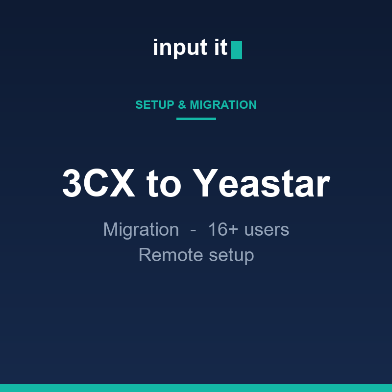 3CX to Yeastar Migration - 16SC and above (remote)