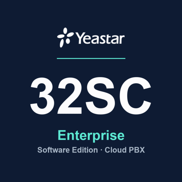 Yeastar P-Series Software Edition - 32SC Enterprise (annual licence + cloud hosting)