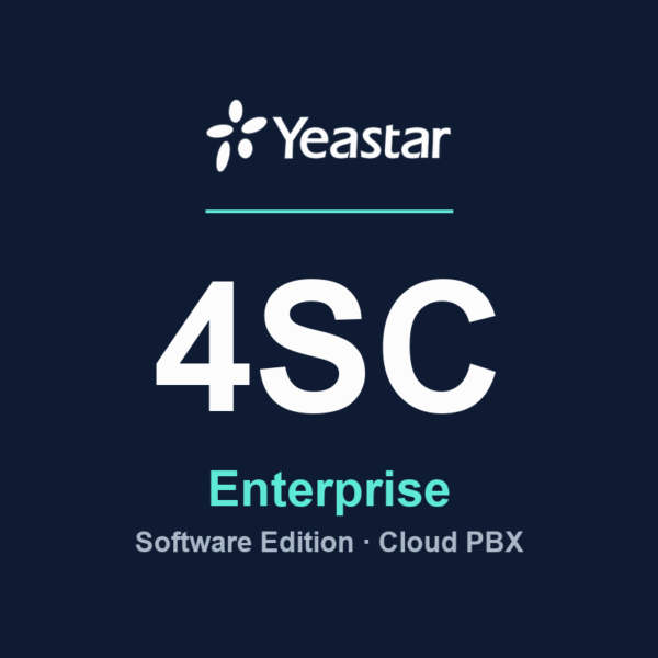 Yeastar P-Series Software Edition - 4SC Enterprise (annual licence + cloud hosting)