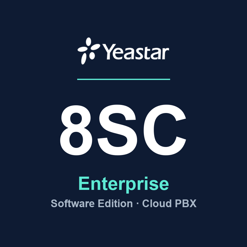 Yeastar P-Series Software Edition - 8SC Enterprise (annual licence + cloud hosting)