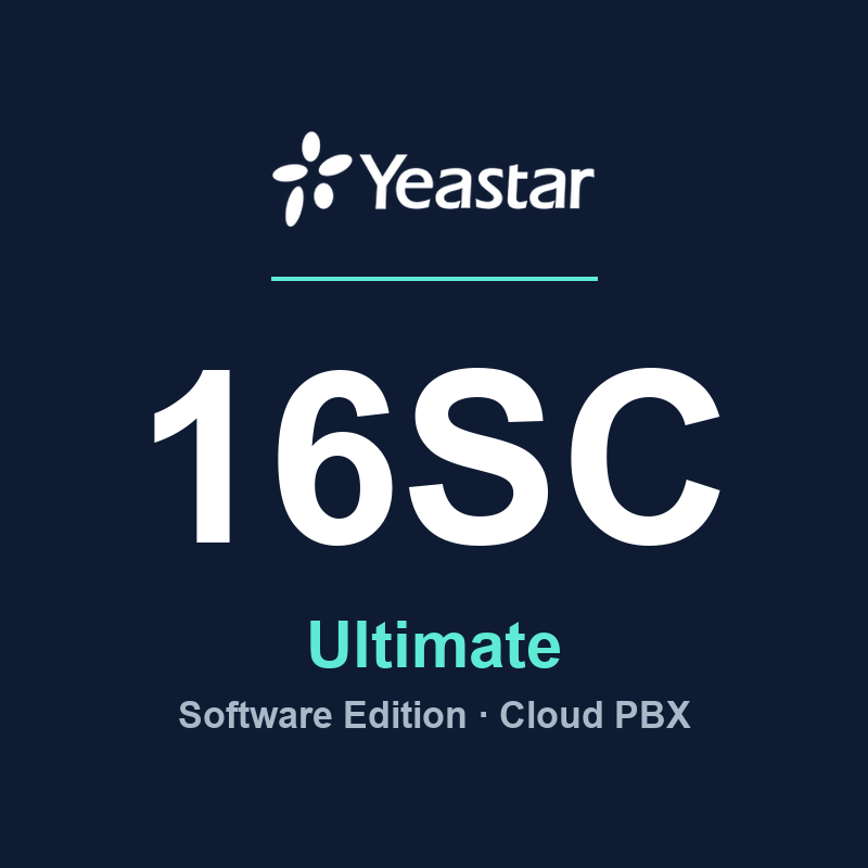 Yeastar P-Series Software Edition - 16SC Ultimate (annual licence + cloud hosting)