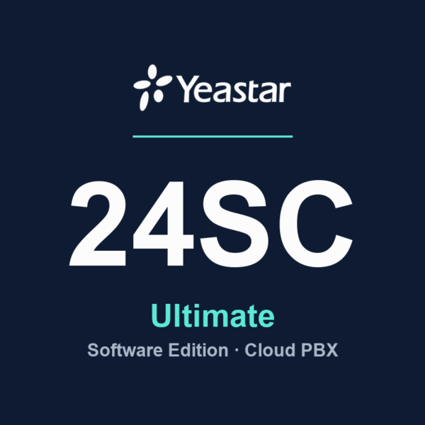 Yeastar P-Series Software Edition - 24SC Ultimate (annual licence + cloud hosting)