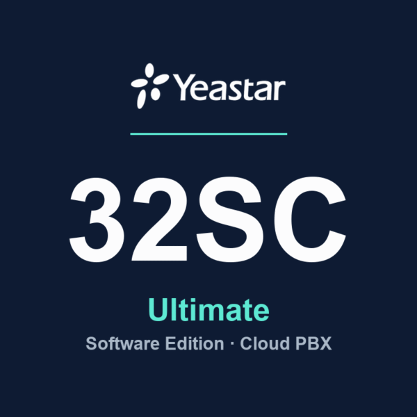 Yeastar P-Series Software Edition - 32SC Ultimate (annual licence + cloud hosting)