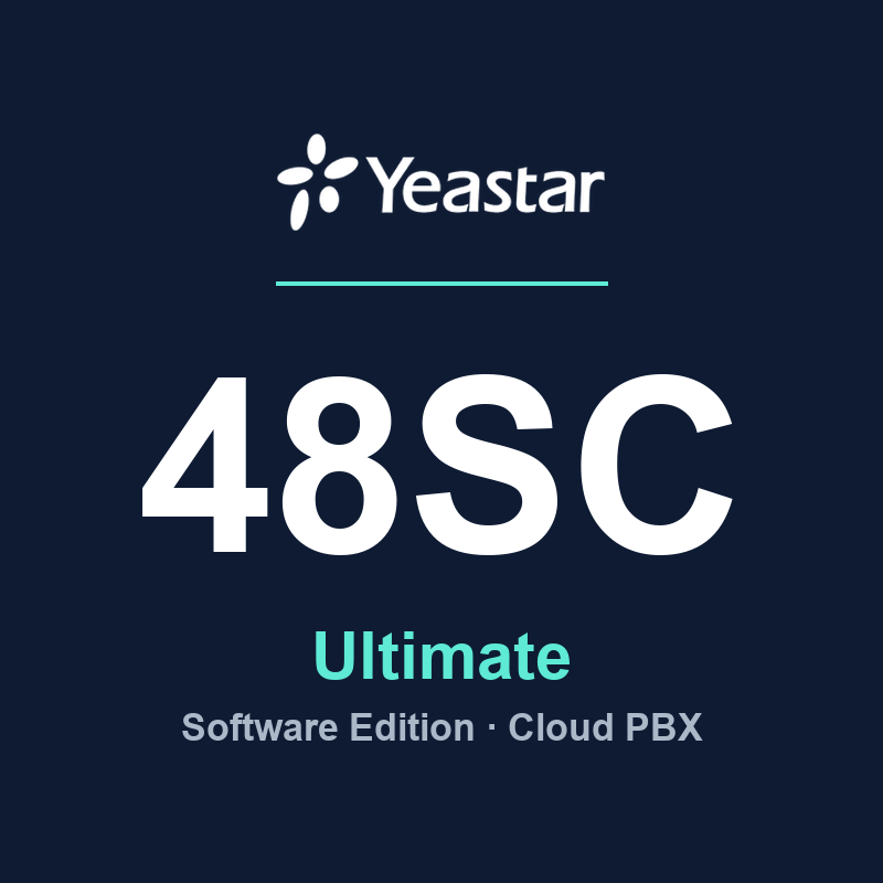 Yeastar P-Series Software Edition - 48SC Ultimate (annual licence + cloud hosting)
