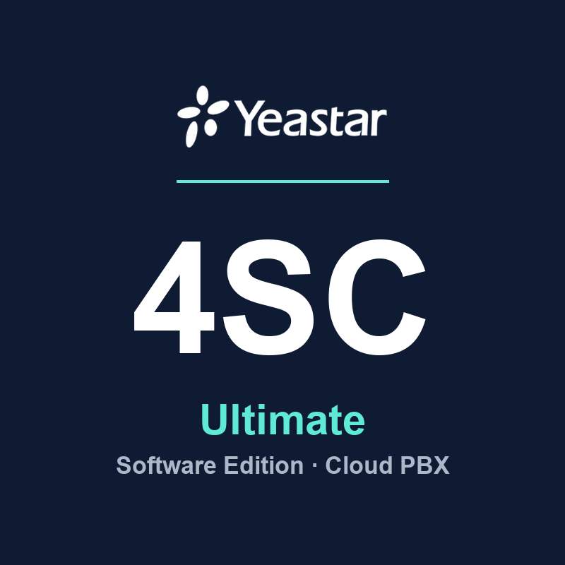 Yeastar P-Series Software Edition - 4SC Ultimate (annual licence + cloud hosting)